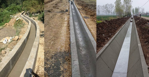 一次成型水渠機,現(xiàn)澆水渠成型機